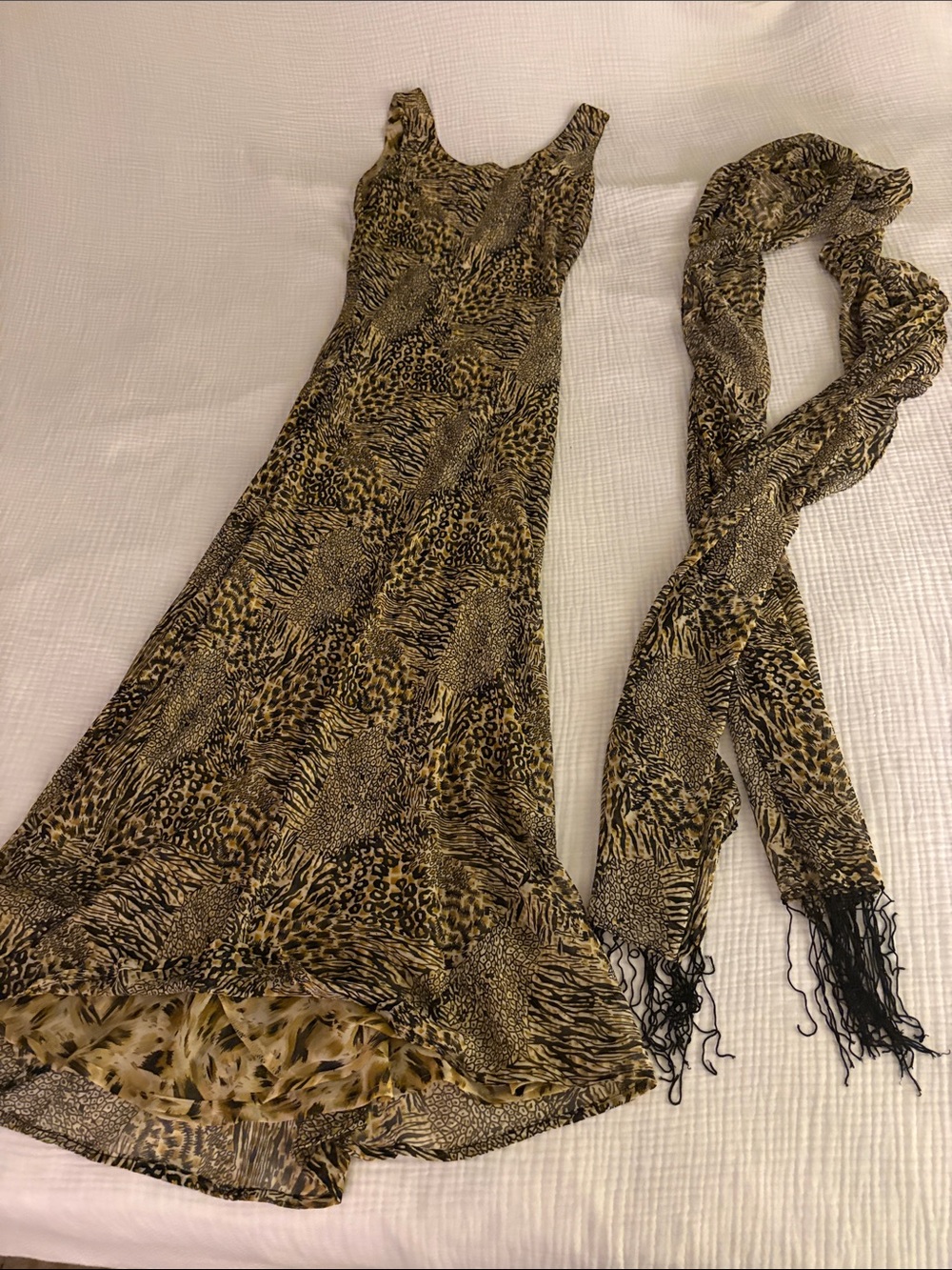 Leopard reversible dress
